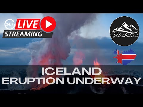 ⚪ Iceland LIVE Confirmed Volcano Eruption