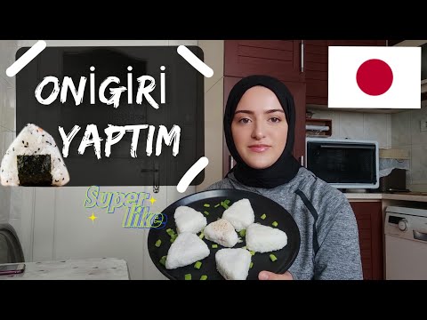 Türklere uygun yosunsuz onigiri yapımı👩‍🍳|  Japon Atıştırmalığı - Pirinç Topları