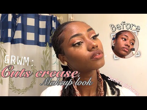 GLAM CUT CREASE MAKEUP Look: Full Glam Cut | For Senior Pictures in 2022