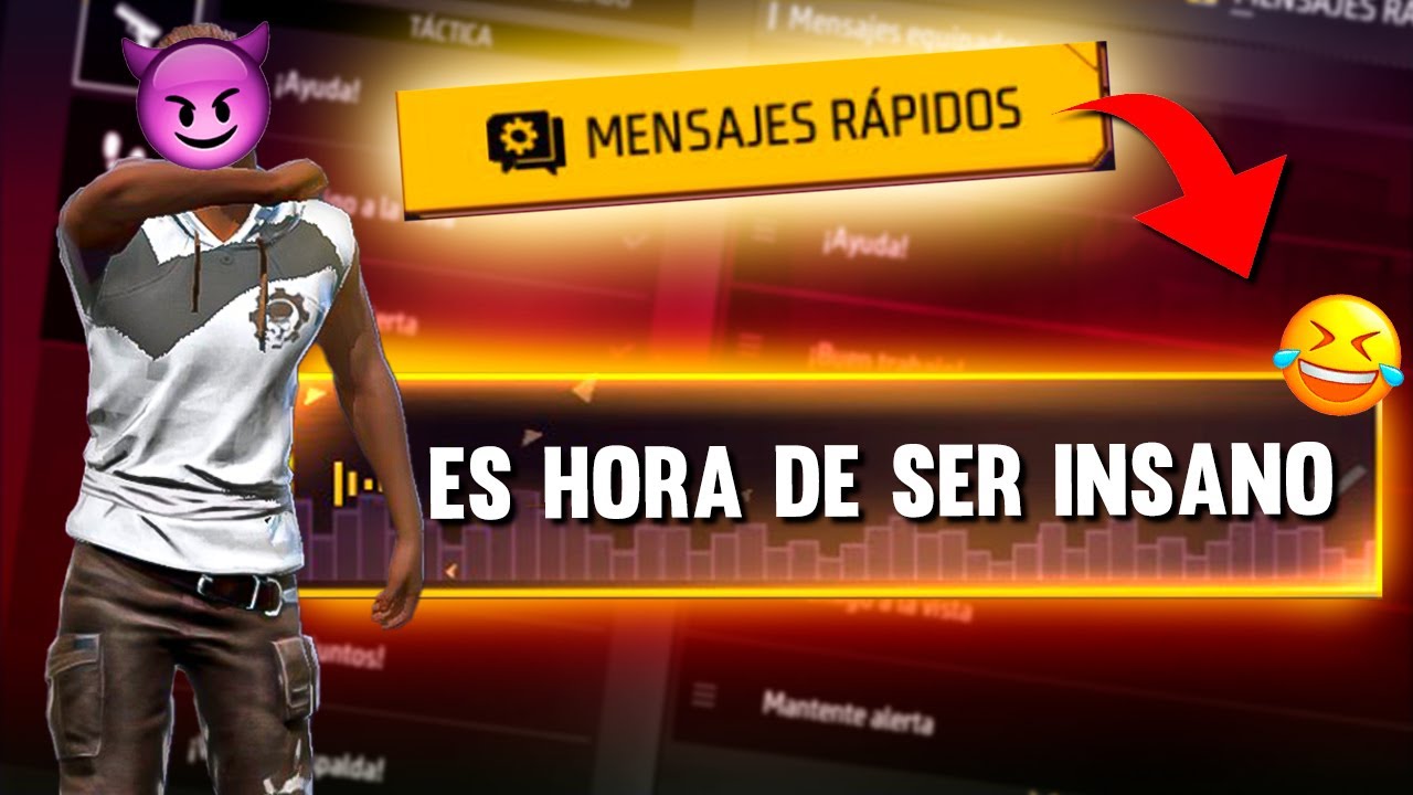LOS MEJORES MENSAJES RAPIDOS DE FREE FIRE 🤣