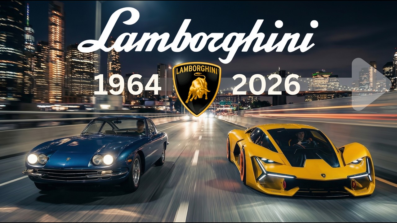 Lambo Evolution The Ultimate Lamborghini Evolution (1964-2026) | Mechanical ...