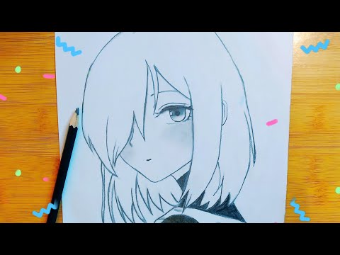 كيفية رسم فتاة انمي بالخطوات الصحيحة للمبتدعين/ اساسيات رسم الانمي 