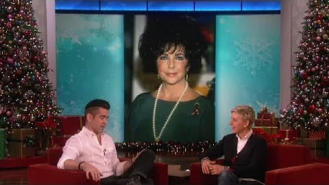 Colin Farrell's Relationship with Elizabeth Taylor on Ellen show