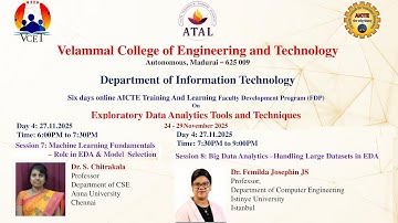 VCET IT Day 4 27/11/2025 ATAL FDP on EDA