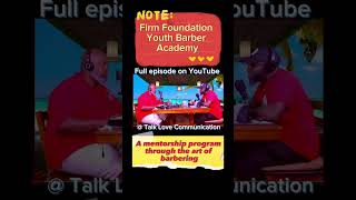 Firm Foundation Youth Barber Academy founder Michael Webb-Cullen!#youtubeshorts #shorts #barbershop