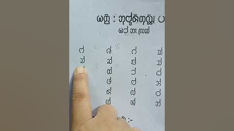 Chakma script- matra ubortulleh path