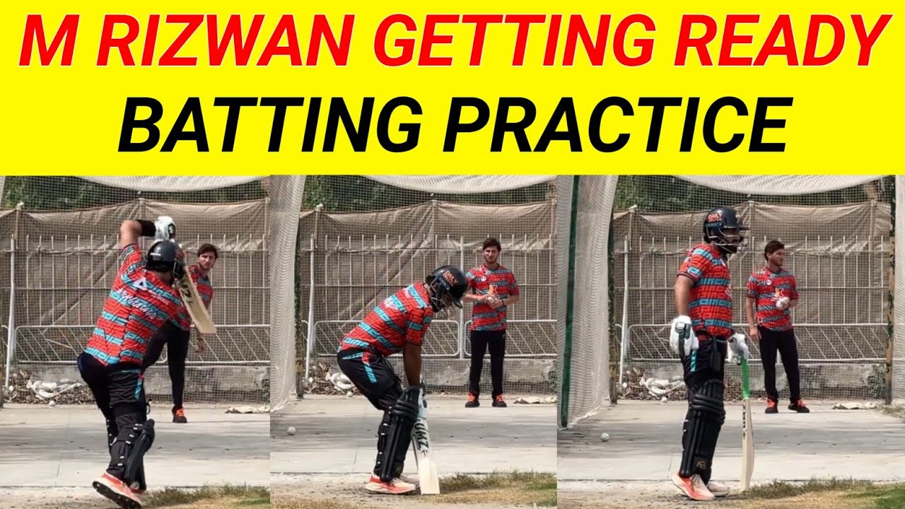 M Rizwan Practice for PSL 11 | PSL 11 M Rizwan Practice | PSL 2026 ...