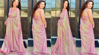 Launching New Super Hit Design Full Sequence Erfly Net Latest Fashion Saree Collection
