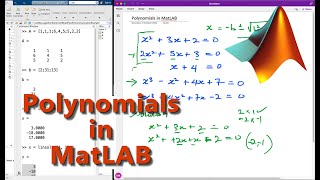 How to Solve Polynomials and Quadratic Equations in MatLAB screenshot 5