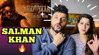 KISI KA BHAI KISI KI JAAN - TRAILER REACTION - Salman Khan, Venkatesh D, Pooja Hegde - Farhad Samji