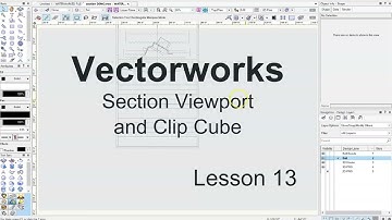 Vectorworks 13, Section Viewport and Clip Cube