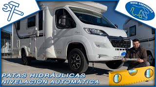 PATAS HIDRAULICAS AUTONIVELADORAS, CAPAZ DE NIVELAR AUTOCARAVANAS DE HASTA 6.500Kg