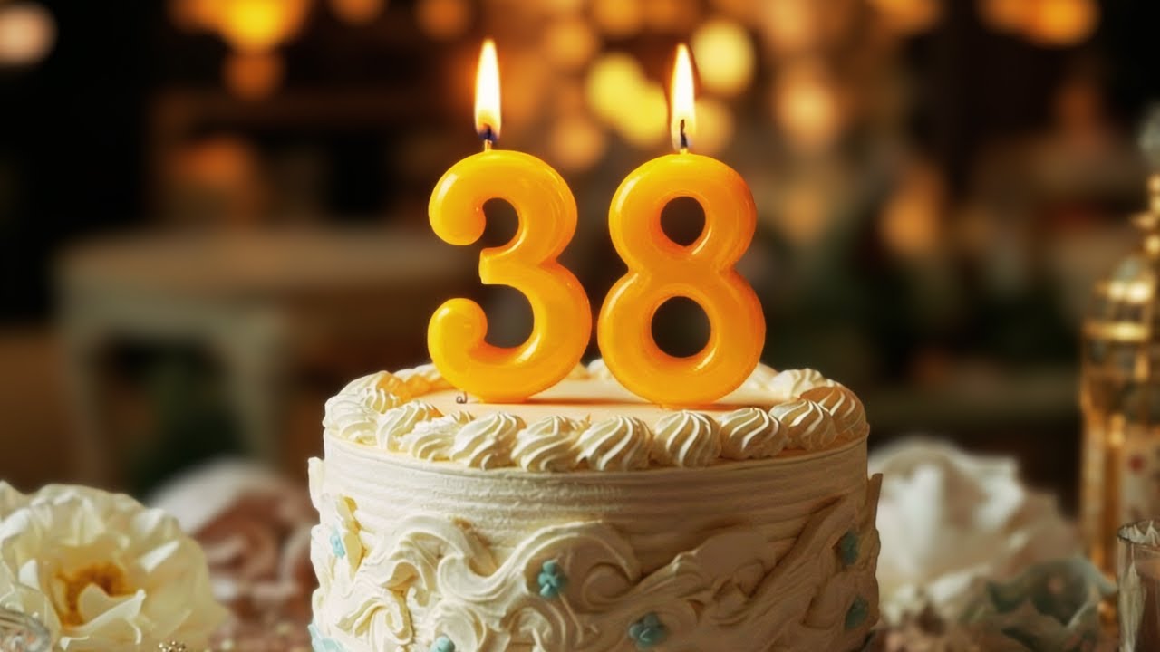 Happy 38th Birthday Song 🎂 | Happy Birthday to You (30 Minute Loop & Countdown)