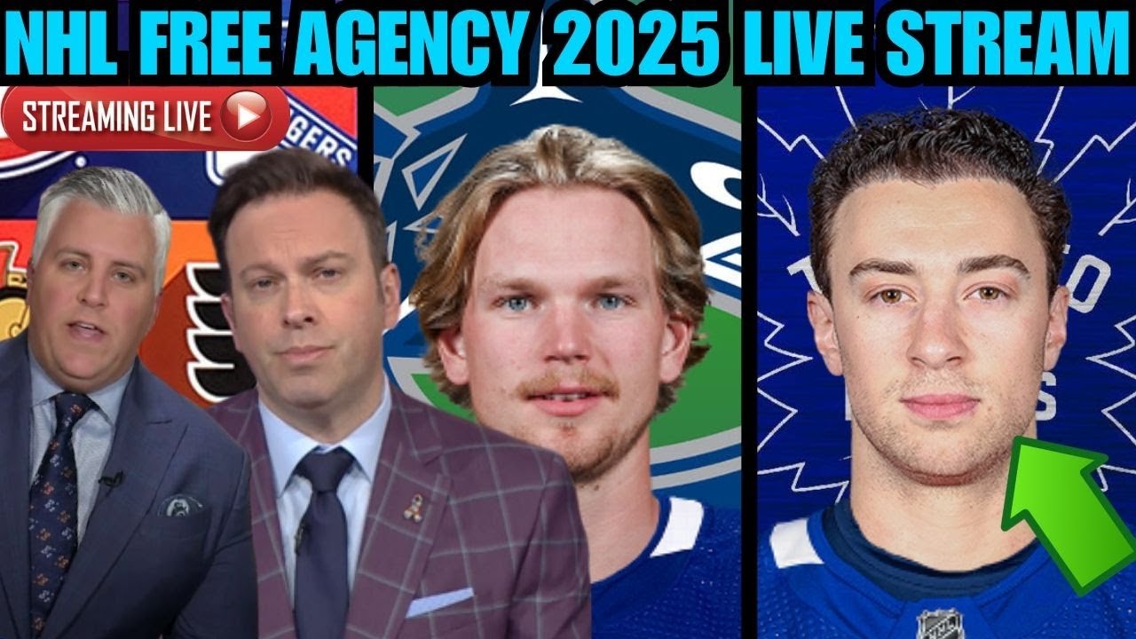 LIVE: 2025 NHL Free Agency Tracker LIVE STREAM | TRADE WATCH / NIKOLAJ EHLERS? (TSN/Sportsnet)