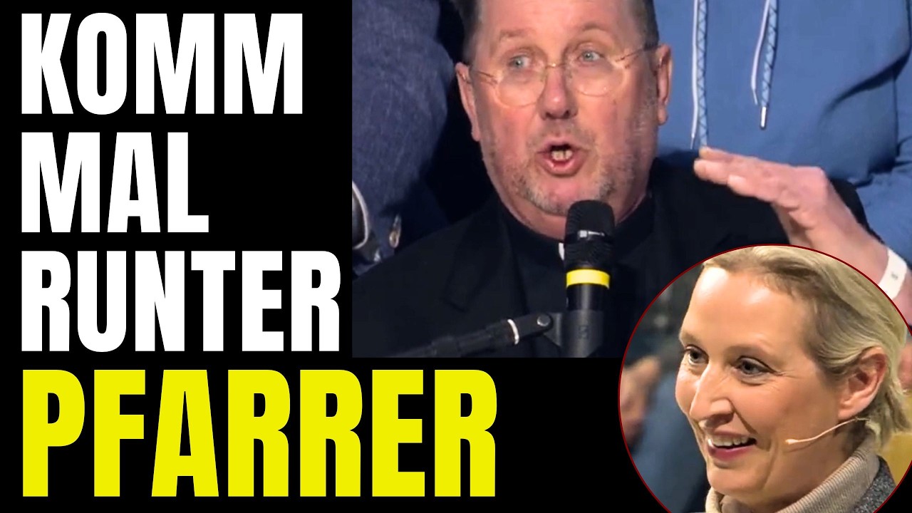 💥 PFARRER LEGT SICH MIT AFD AN UND BEREUT ES! 😂 ,,SIE SIND AN ALLEM SCHULD ALICE WEIDEL!