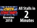 London Comic Mart 2018 All stalls in 2 minutes