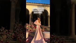 Amazing garden style #wedding with 5000 of beautiful garden #rose s #decoration #bride