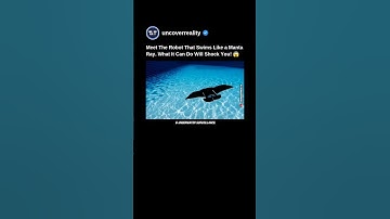 This Robot Swims Like Real Manta Ray! What It Can Do Will Shock You #robot #shorts #engineering