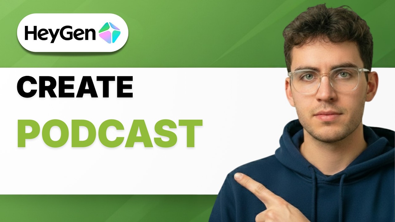 How to Create a Podcast in Heygen [2026 Full Guide] - YouTube