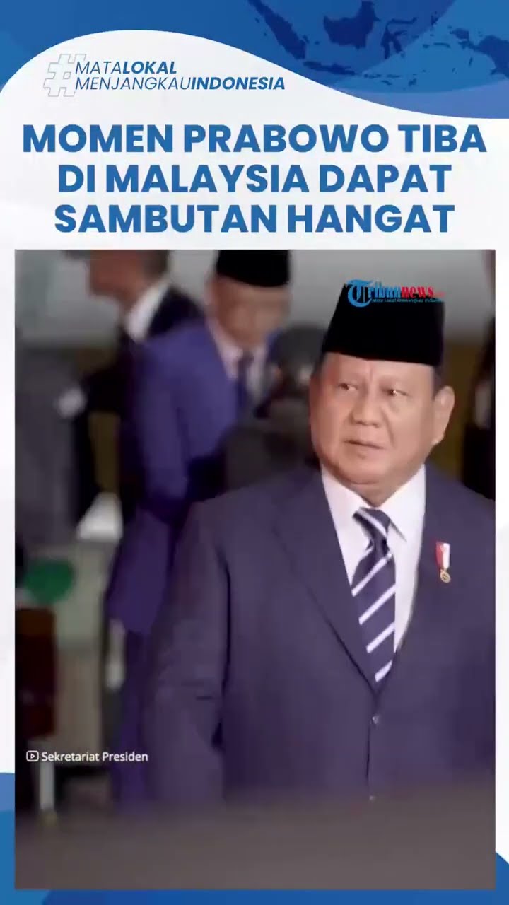 Pasukan Jajar Kehormatan Hormat, Detik Detik Presiden Prabowo Tiba di Malaysia Dapat Penghargaan