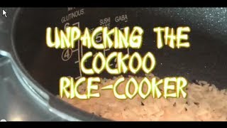 Unboxing: Cockoo Reiskocher HP0654f