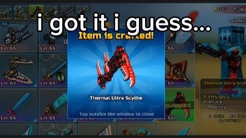 i got thermal ultra scythe i guess...[Pixel gun 3d]