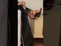 enjoying in black high heels