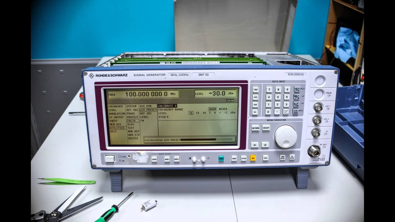 xDevs.com | Rohde & Schwarz Signal generator SMT03 Repair