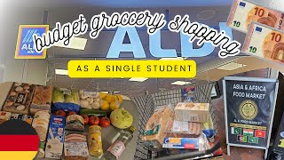 ??!€ Grocery Shopping at Aldisüd Shop | Prices 2024 | Food Budget as a single Student in Germany