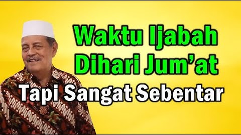 Waktu sebentar di hari jum