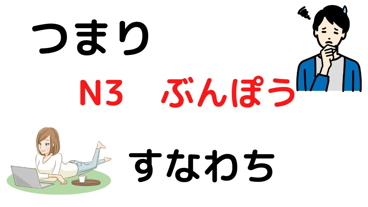 japanese N3 grammar 【つまり、すなわち】