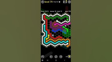 How To Solve Flow Free Hexes Extreme Rainbow Pack Level 79 Board Walk Through Solution Walkthrough