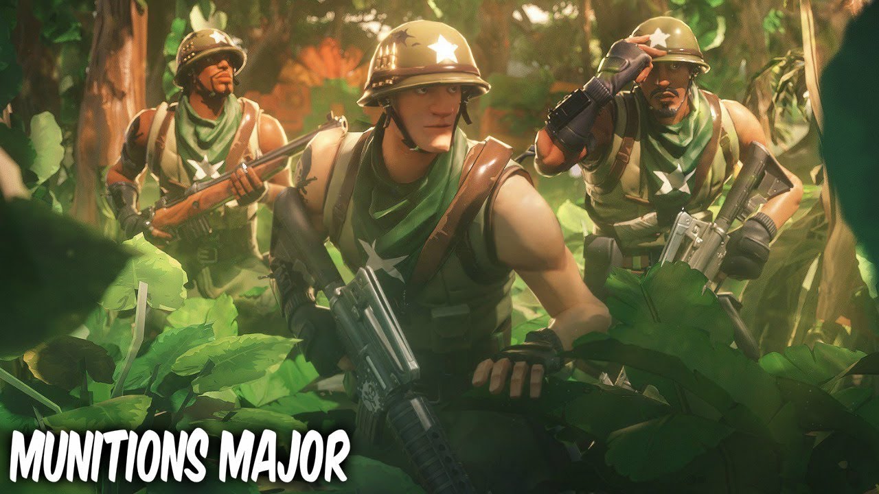 Fortnite new skins.MUNITIONS MAJOR