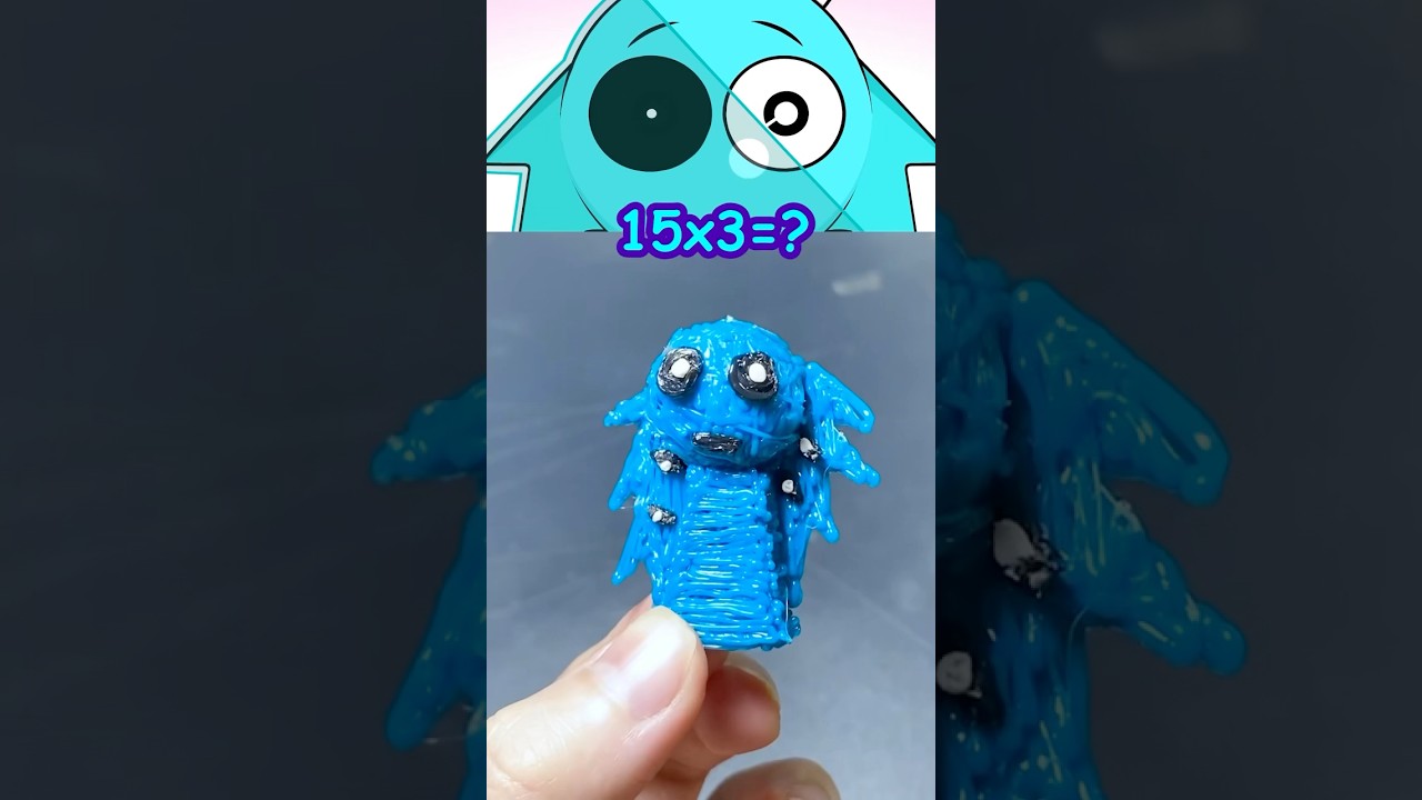 I made a Aqua horror from Incredibox Sprunki with 3D Pen 