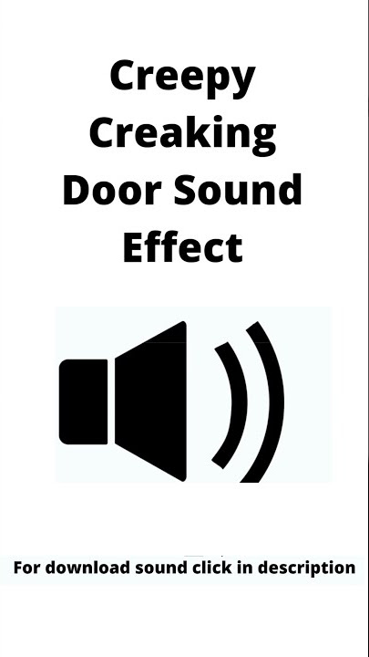 Creepy creaking door sounds effects #shorts #sound #soundseffect