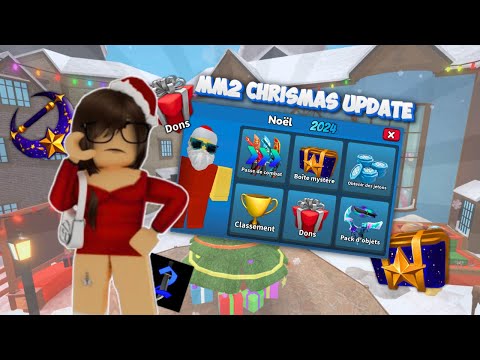 JE DÉCOUVRE L’UPDATE DE NOËL SUR MM2 ! 😱🎄( je mis attendais pas… )