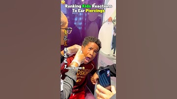 Ranking Kids Reactions To Ear Piercings 😂