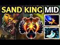 🔥 SAND KING MID IS META?! UNSTOPPABLE INITIATION &amp; DAMAGE | DOTA 2 🔥