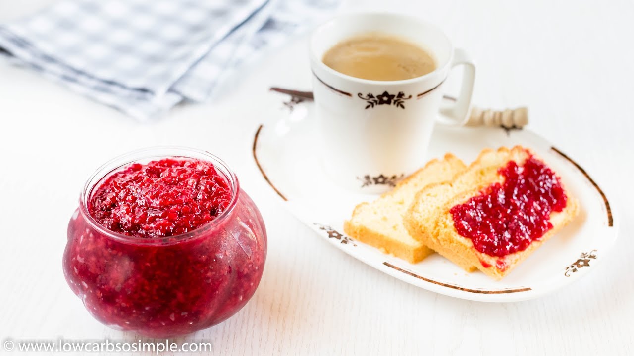 Keto Raspberry Lemonade Marmalade 5ingredient, easy, lowcalorie