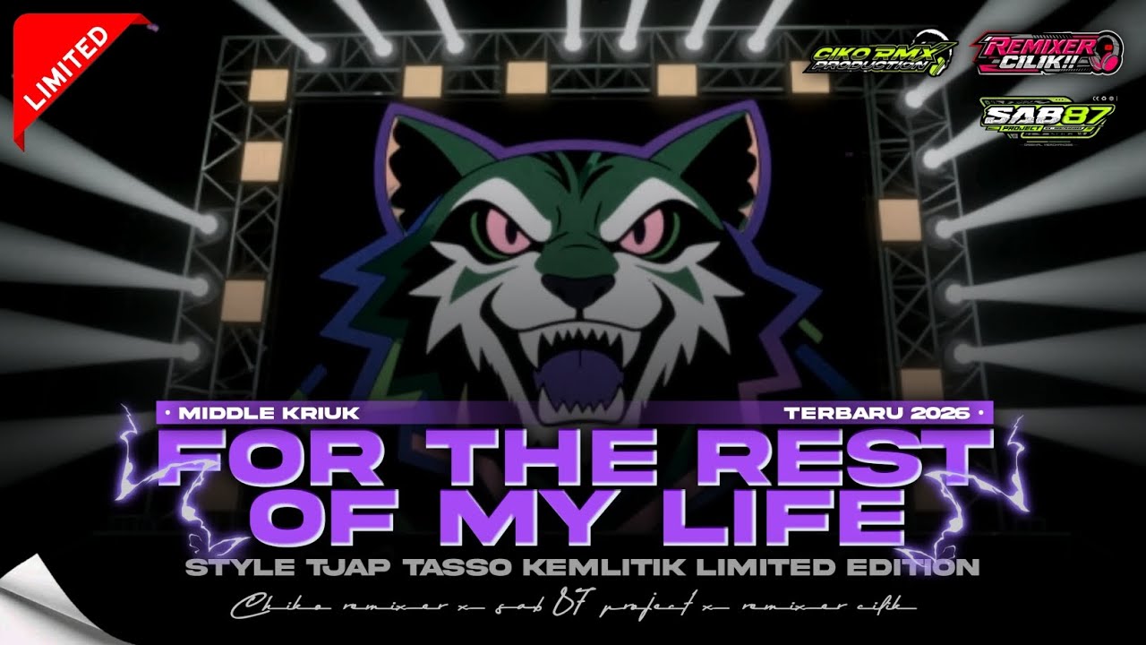 DJ FOR THE REST OF MY LIFE LIMITED EDITION COCOK UNTUK GUGAH SAHUR SPESIAL COLLAB SAB 87 PROJECT