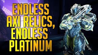 IT'S NOW EASIER TO FARM RELICS FOR PRIME PARTS ENDLESSLY | OVERWHELMING PLATINUM [WARFRAME] screenshot 3