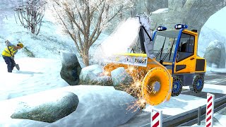 Snow Cutter Excavator Simulator 2020 - Android Gameplay 1080p screenshot 3