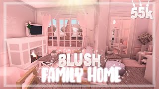 BLOXBURG| *no gamepass* blush family home 55k | house build BLOXBURG| *no gamepass* blush family home 55k | house build