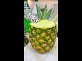 Melon Piña Colada in a Pineapple 🍍