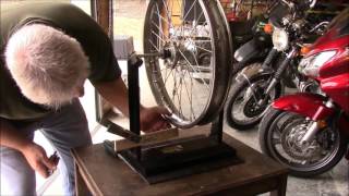 Truing a Motorcycle Wheel