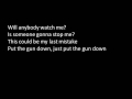 Put The Gun Down by Andy Black - Lyric video