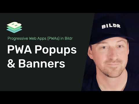 PWAs in Bildr: Install Popups and Banners (3/3)