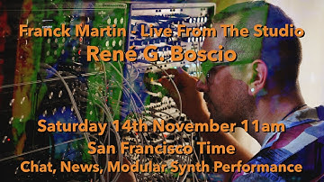 Franck Martin - Live From the Studio 2020-11-14 - René G. Boscio