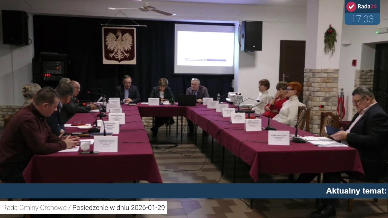 Urząd Gminy Orchowo – transmisja na żywo