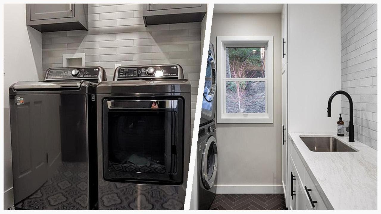 Chic Black and Gray Laundry Rooms: Design Tips | Designer CheatSheet